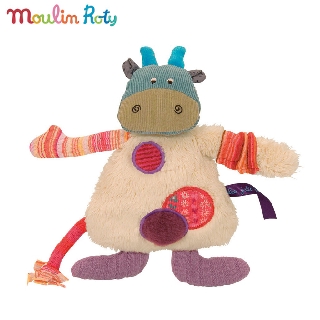 Moulin Roty ตุ๊กตาวัว ขนนิ่มมาก สไตล์วินเทจเก๋ๆ ขนาดสูง 20cm. MR-642244