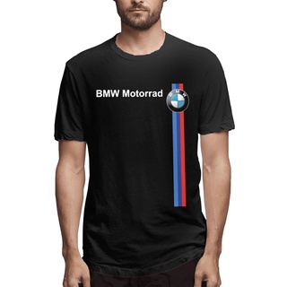 เสื้อยืดครอปพร้อมส่ง เสื้อยืดคอกลม ผ้าฝ้าย 100% พิมพ์ลายโลโก้ Bmw Motorrad Biker Motorsport ของขวัญวันเกิด JIjkie26PJphj