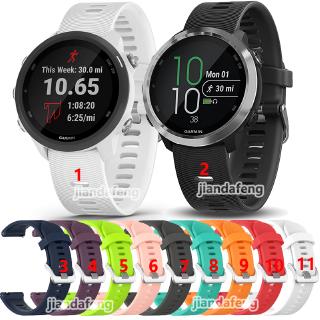 สายนาฬิกาข้อมือซิลิโคน สําหรับ Garmin 645 245