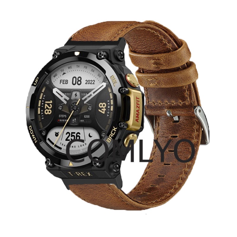 For Amazfit T-rex 2 T rex 2 สายนาฬิกาข้อมือสมาร์ทวอทช์ หนังแท้ สําหรับผู้หญิง และผู้ชาย สําหรับ