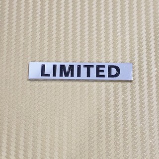 โลโก้* เพลท LIMITED งานโลหะ  ( ขนาด* 1 x 5.9 cm )ราคาต่อชิ้น