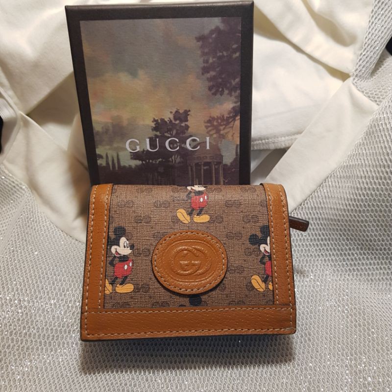 มือสอง Gucci x Mickymouse wallet
