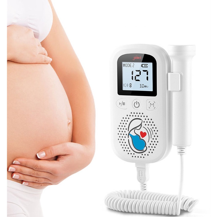 อัพเกรดทารกในครรภ์ Doppler Baby Heart Detector Monitor Home Medical Fetal Rate Monitor