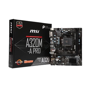 MAINBOARD (AM4) MSI A320M-A PRO(By Shopee  SuperTphone1234)