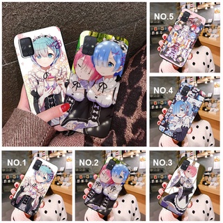 ใหม่ พร้อมส่ง เคสโทรศัพท์มือถือแบบนิ่ม ลายอะนิเมะ re ZERO rem ram re ME52 สําหรับ iPhone 7 8 7+ 8+ 6+ 6S+ XR XS Max 5 5s