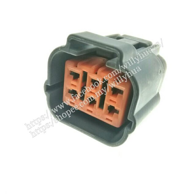 Proton Saga FLX FL Head Lamp Socket Connector 6 PIN