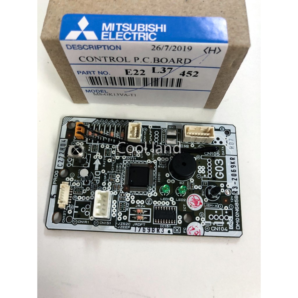 Mitsubishi Electric จอรับสัญญาณ รุ่นแอร์ MS-GK13VA, MS-GK09VA พาท E22 L37 452/ E22 6T4 452 พาทแทน