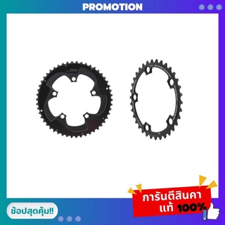 ใบจานหน้า สำหรับรถจักรยานเสือหมอบ SRAM Chain Ring ROAD 11speed AL5 110 BT Black