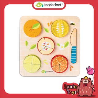 Tender Leaf Toys ของเล่นไม้ ของเล่นเสริมพัฒนาการ เศษส่วนผลไม้ Citrus Fractions