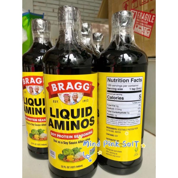 Bragg ซีอิ๊ว(Keto) Liquid Aminos) ขนาด 973ml mawynn111222 ThaiPick
