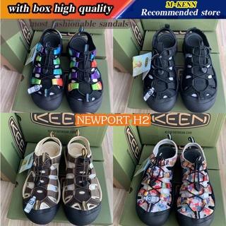 KEEN NEWPORT H2 รองเท้าแตะผู้ชายและผู้หญิงรองเท้าแตะชายหาดกันลื่น (สลักโลโก้)