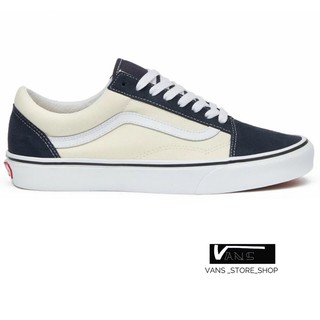 VANS OLD SKOOL TWO 2 TONE WHITE INK SNEAKERS สินค้ามีประกันแท้