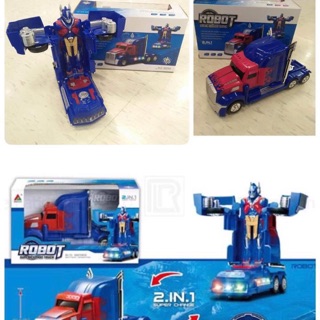 🌟🌟พร้อมส่งจ้า สินค้าขายดี🌟🌟  Super Robots Car รุ่นรถบรรทุก แปลงร่างเป็นหุ่นยนต์