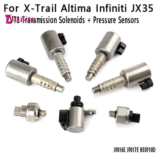 Cvt8 โซลินอยด์เกียร์ และเซนเซอร์แรงดัน สําหรับ Nissan X-Trail Altima Infiniti JX35 JF016E JF017E RE0F10D