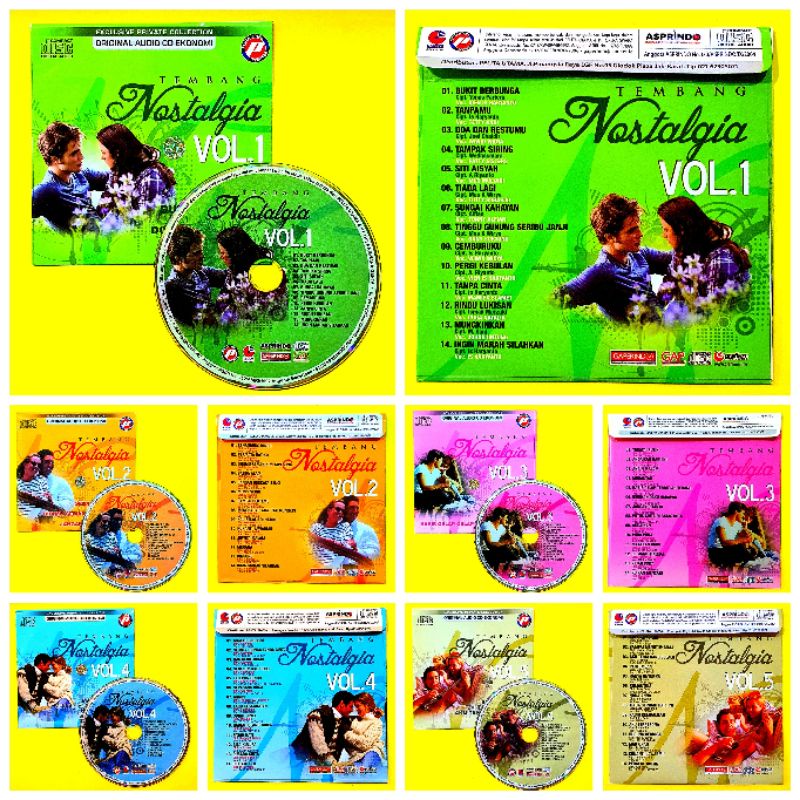 ซีดีเพลง CASSETTE AUDIO MUSIC ซีดี COMPACT DISC NOSTALGIC SONGS - MEMORIAL SONGS COLLECTION - MEMORI