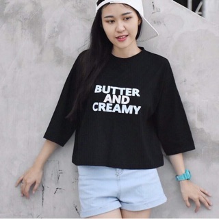 oversize butter and cream