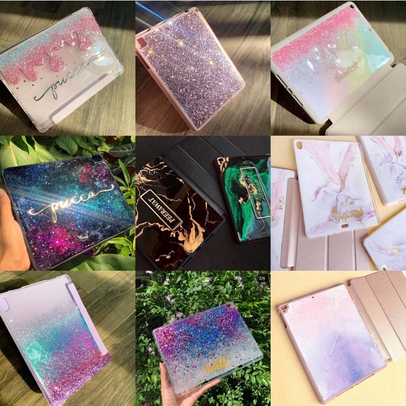 (สั่งทำได้ทุกรุ่น) ✨ iPad/Tablets case ✨เคสงานแฮนเมด + ชื่อ