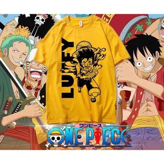 ⚡️ พร้อมส่ง⚡️ Statement Cartoon T-Shirt One Piece Monkey D. Luffy