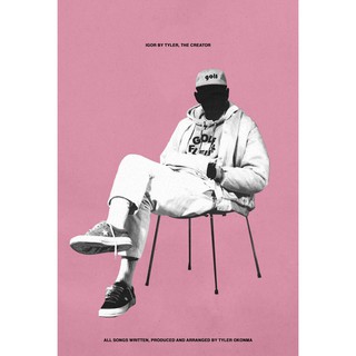 โปสเตอร์ Tyler The Creator ไทเลอร์ เดอะ ครีเอเตอร์ แร็ปเปอร์ Rapper Hiphop ฮิปฮอป Poster ภาพถ่าย ตกแต่งผนัง วงดนตรี