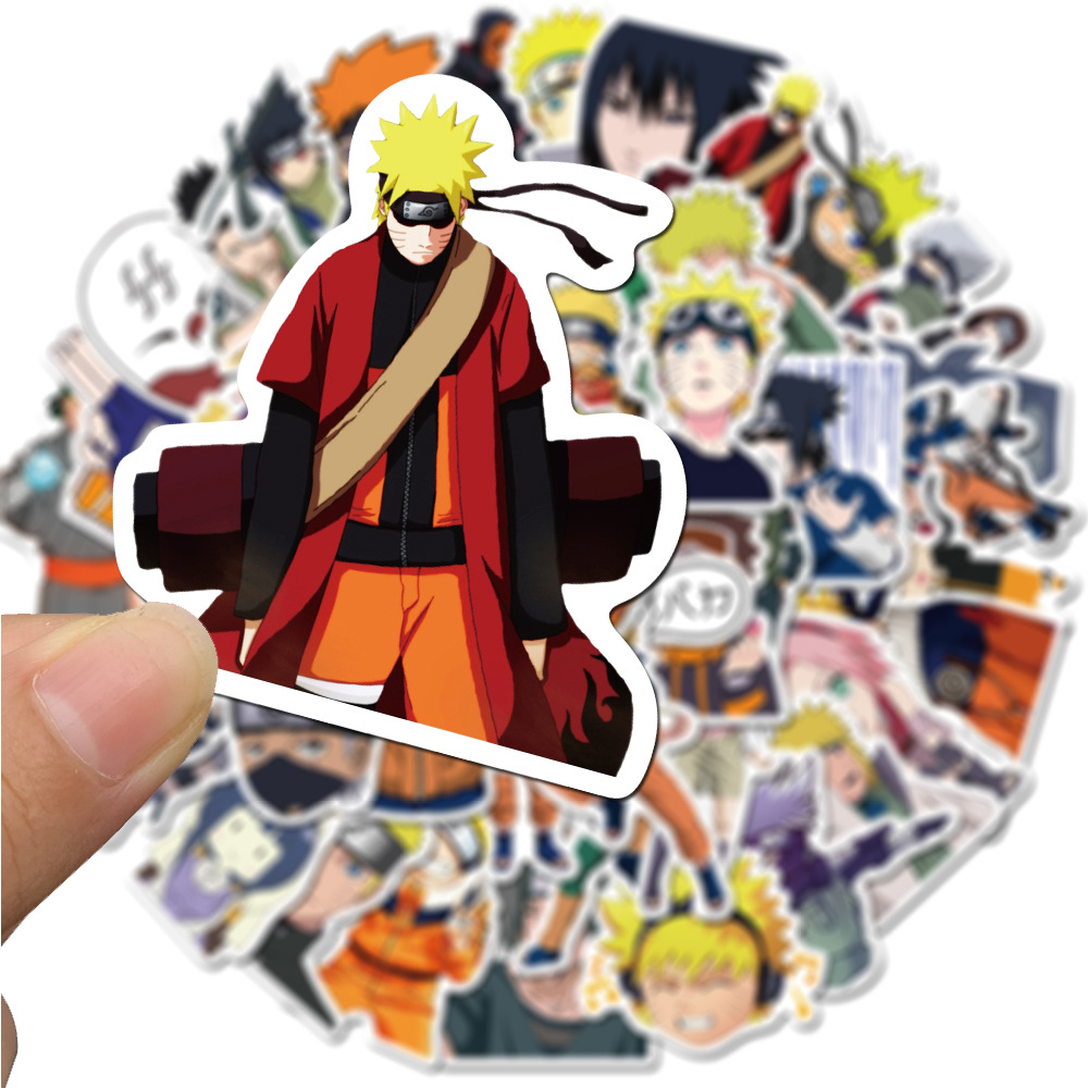 ✨พร้อมส่ง✨ผ่าพิภพไททัน สติกเกอร์ไดคัท กันน้ำลายการ์ตูนอะนิเมะ Naruto 50แผ่น STICKER กันน้ำ