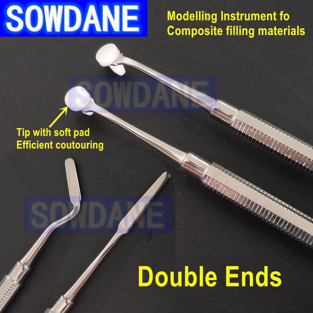 Dental Contactsculpt Pad Resin Composite Trimmer spatula dental Modelling Instrument for composite F