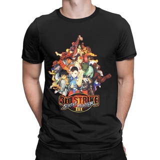 เสื้อยืดแขนสั้น ผ้าฝ้ายแท้ พิมพ์ลาย Strike Mortal Kombat Humor Street Fighter 3Rd สําหรับผู้ชาย ให้เป็นของขวัญ