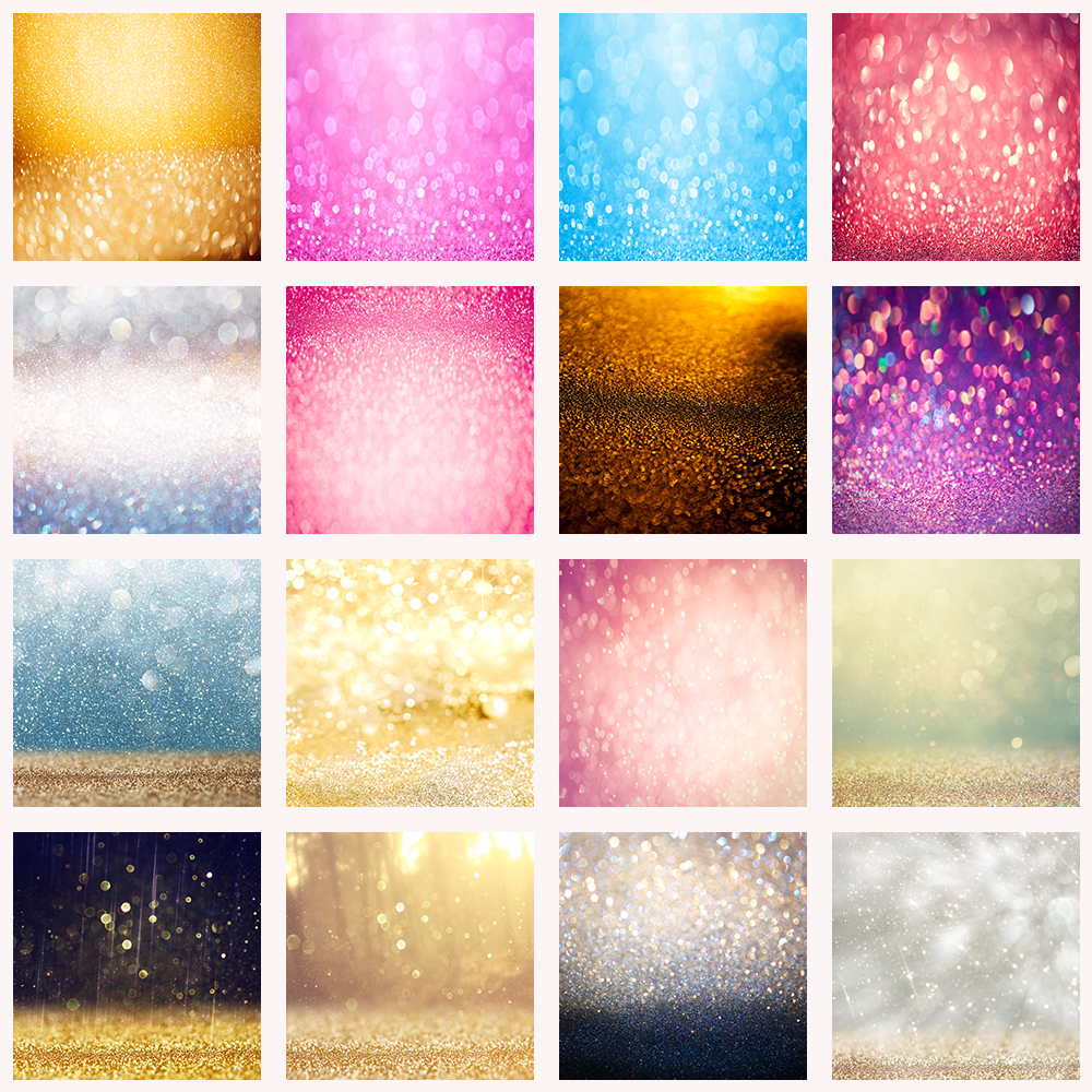 POSSBAY Glitter Sparkle Bokeh ฉากหลังวันเกิด Gold Spots Bokeh งานแต่งงาน Prom การถ่ายภาพสําเร็จการศึ