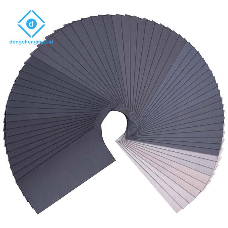 กระดาษทรายเปียกและแห้ง 1000 -10000 Grit 63 ชิ้น