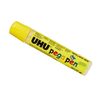 กาวน้ำ UHU ขนาด 50 มล. กาวน้ำหลอดแบบมีฟองน้ำ เนื้อกาวใส ของแท้ (UHU Glue Pen 50 ml.) จำนวน 1 หลอด