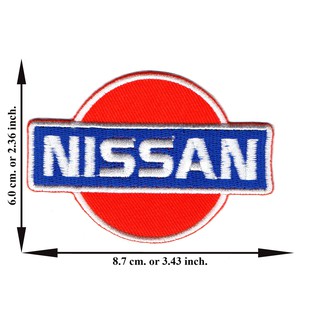 ตัดรีด ตัวรีดติดเสื้อ อาร์มปัก ติดเสื้อปัก ปักเสื้อ DIYลาย NISSAN