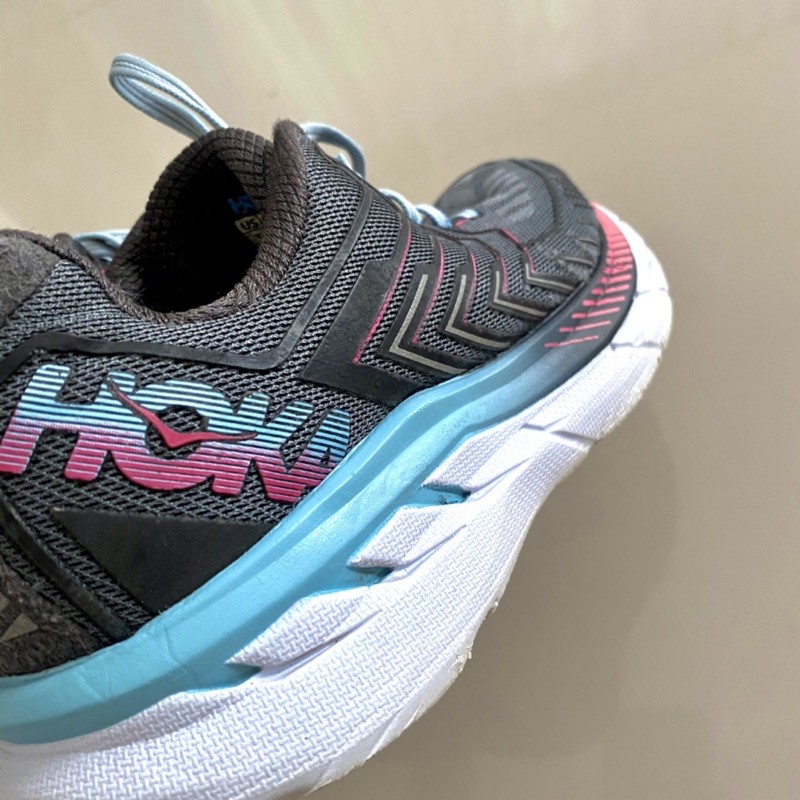 👟HOKA Clifton4 Size 24.0 cm.👟 Hoka มือสอง โฮก้า Clifton5 Clifton6 รองเท้าวิ่งมือสอง รองเท้าออกกำลังกาย Hoka One One