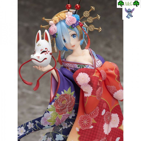 A G Furyu Rem Oiran Do Uchu Figure 国产从零开始的异世界生活花魁道中蕾姆手办雷姆和服摆件模型周边 Shopee Thailand