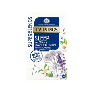 ขายแยกซอง 1.5กรัม ชา Twinings, SUPERBLENDS SLEEP VALERIAN ORANGE BLOSSOM ไม่มีคาเฟอีน