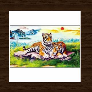 ครอสติชคริสติลเม็ดกลมติดเต็มลาย ขนาด50×30cm