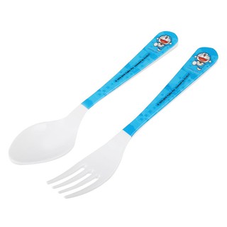 Tableware set MELAMINE CUTLERY SET DORAEMON SKY Tableware Kitchen equipment ชุดอุปกรณ์บนโต๊ะอาหาร ชุดช้อนส้อม SUPERWARE