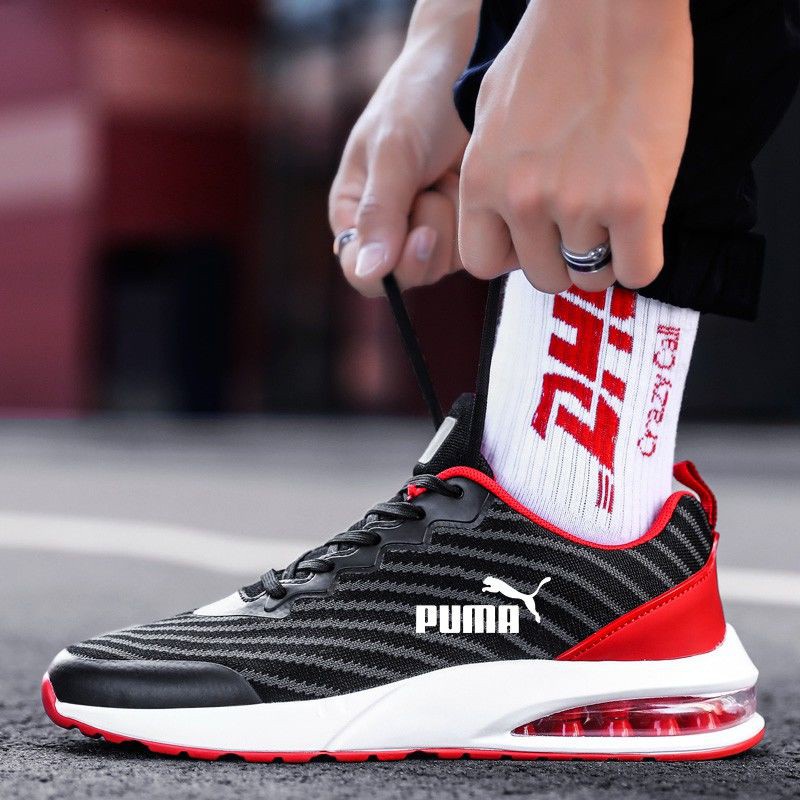 2021 New Puma Casual Sports Shoes Men's Large Air Cushion Shoes Low Top Lightweight Breathable