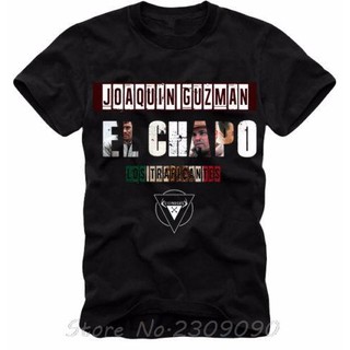 *ส่งจากไทย* ของโค้ก Pablo Escobar Narcos เสื้อยืดผู้ชายฮิปฮอป JOAQUIN GUZMAN EL CHAPO