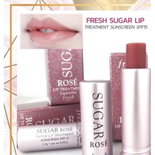 SugarFresh Rosé Tinted Lip Treatment Sunscreen SPF 15 ขนาด: 4.3g(ไซส์จริง) ของแท้จากkingpower