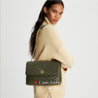 พรีฯTORY BURCH KIRA CHEVRON CONVERTIBLE SHOULDER BAG.