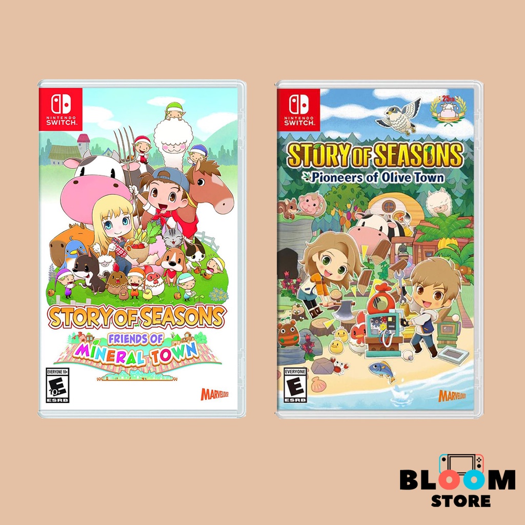 [มือ1] Nintendo Switch : Story of seasons : Pioneers of Olive Town (US) / Friends of Mineral Town