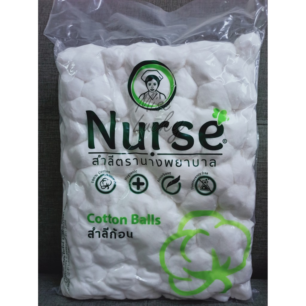 สำลีก้อน ตรารถพยาบาล ถุง 450 G ขนาด 0.35,1.4 G