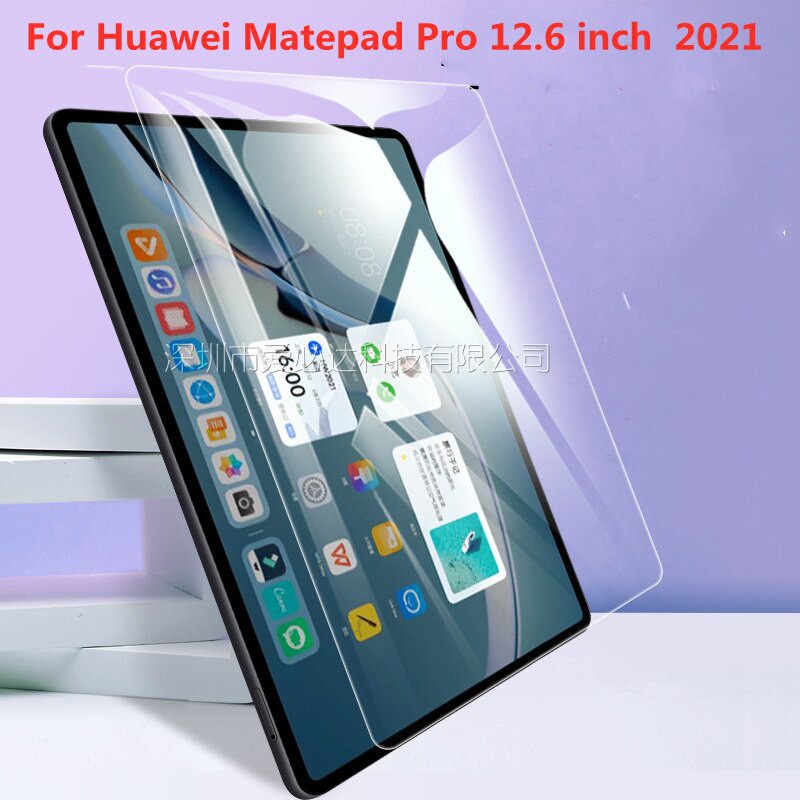 กระจกนิรภัยสําหรับ Huawei Matepad Pro 12.6 นิ้ว 2021 5G WGR-W09 Wi-Fi ป้องกันหน้าจอฟิล์มกระจกนิรภัย