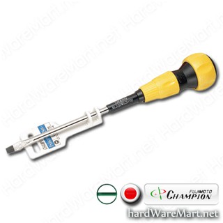 ไขควงปากแบน 4" CHAMPION screwdriver ด้ามยาง 2000-4  แชมป์เปี่ยน