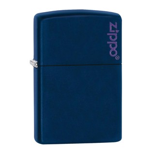 Zippo ไฟแช็กรุ่น 239ZL NAVY MATTE LOGO ของแท้ รับประกันตลอดชีวิต นำเข้าและจำหน่ายโดยตัวแทนจำหน่าย