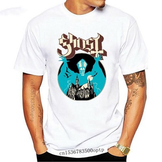 เสื้อยืด - เสื้อยืดผ้าฝ้ายเสื้อผ้าผี Opus Eponymous Papa Band โลโก้อย่างเป็นทางการบุรุษสีดํา 7867 เ