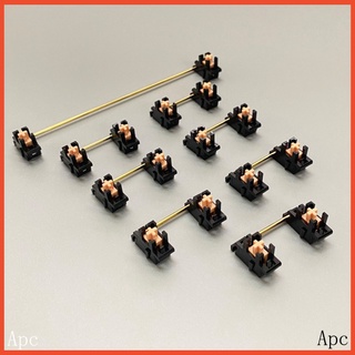 Apc แผ่นเหล็กตั้งสวิทช์คีย์บอร์ด 2U 6.25 U 7 U สําหรับ Mechanical Keychron Gk61 Gk64 96