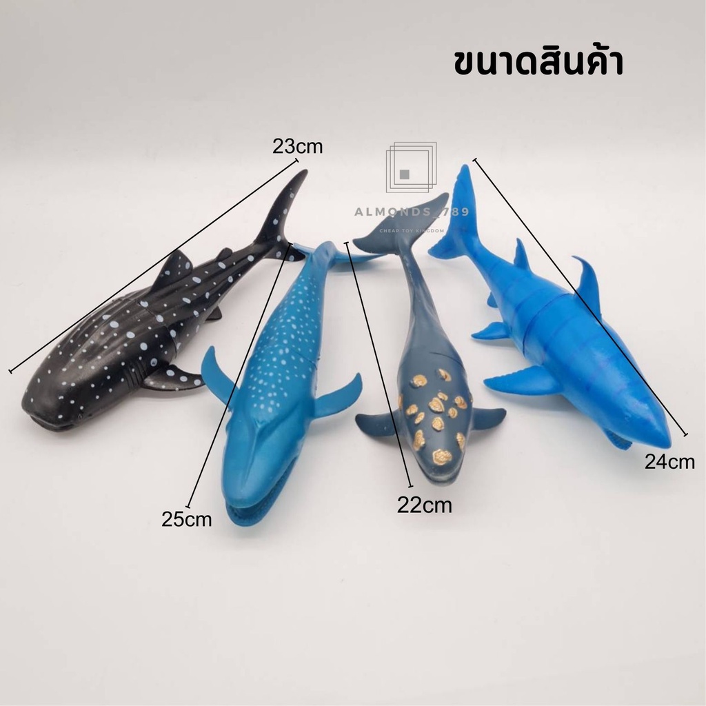 สัตว์ยาง โมเดลสัตว์ใต้ท้องทะเลลึก  OCEAN WORLD COLLECT ยางบีบได้ ยางนิ่ม - รูปที่ 5