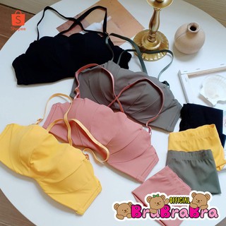 🧸💦𝑩𝒓𝒂𝑩𝒓𝒂𝑩𝒓𝒂⛱️🧸  #bra-065 *SET* spring and summer ชุดชั้นใน กกน