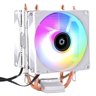 ซีพียูคูลเลอร์ LIUTUFENG X210 RGB CPU COOLER 2 พัดลมสีขาวหรือดำ4 PIN POWER