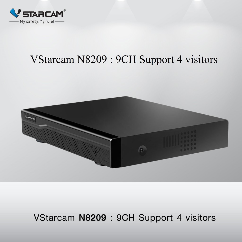 ad 🔥VSTARCAM🔥NVR N8209 / 9 Channel Network Video Recorder กล่องบันทึก